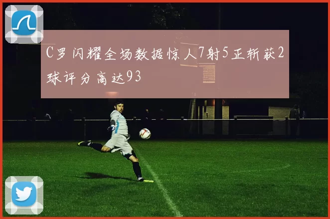 C罗闪耀全场数据惊人7射5正斩获2球评分高达93